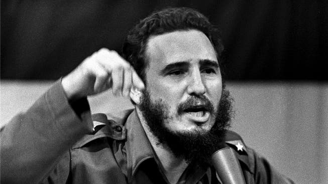 «Commandante» Fidel Castro fuhr in der Schweiz als Schreckgestalt wohl nie stärker ein als während der Kuba-Krise.