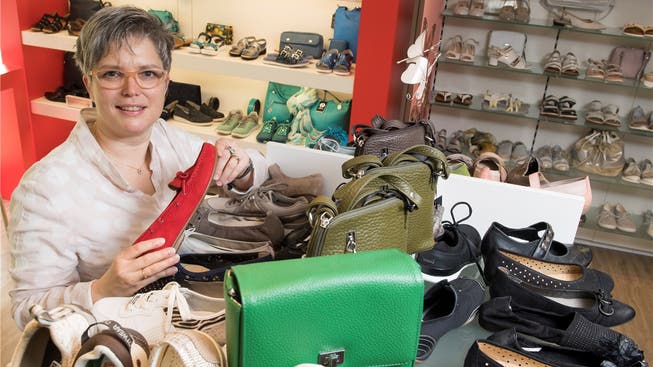 Esther Albiez: «Wir wissen alles über unsere Schuhe, kennen die Hersteller und die Produktionsstandorte.»alex Spichale