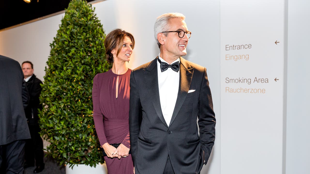 Zur grossen Freude von ABB-CEO Ulrich Spiesshofer und seiner Frau.