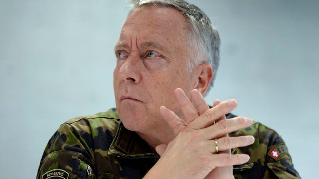 Armeechef André Blattmann entschuldigt sich für seine verbale Entgleisung. (Archiv)