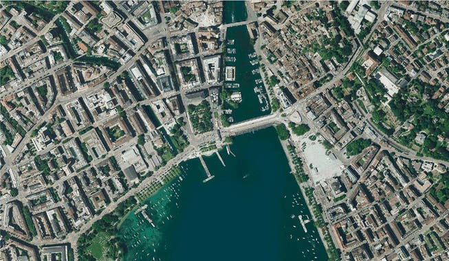 So sieht Zürich von oben aus
