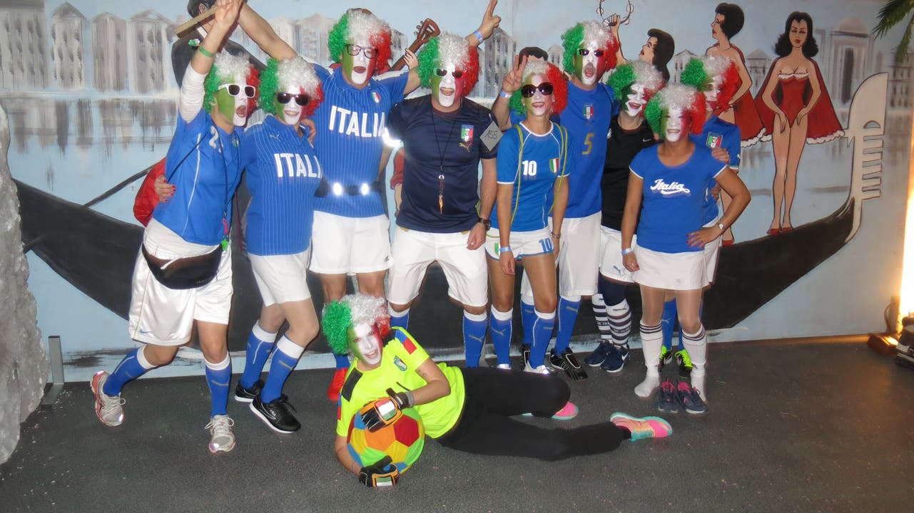 Die Italienische Fussball-Nati hatte Grund zum Jubeln Impressionen vom Hinterbächliball in Oberrohrdorf