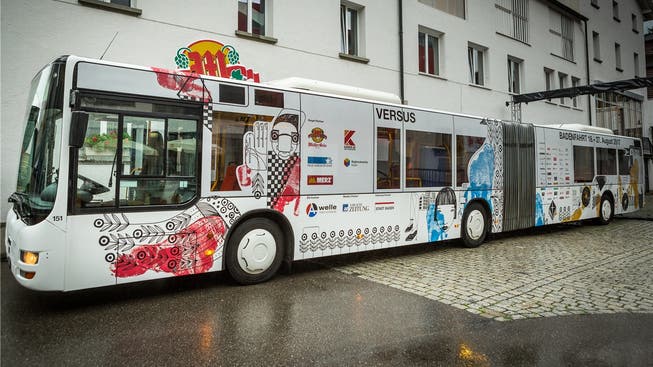Der offizielle Festbus wird für die nächsten zwölf Monate in der ganzen Region Baden unterwegs sein.