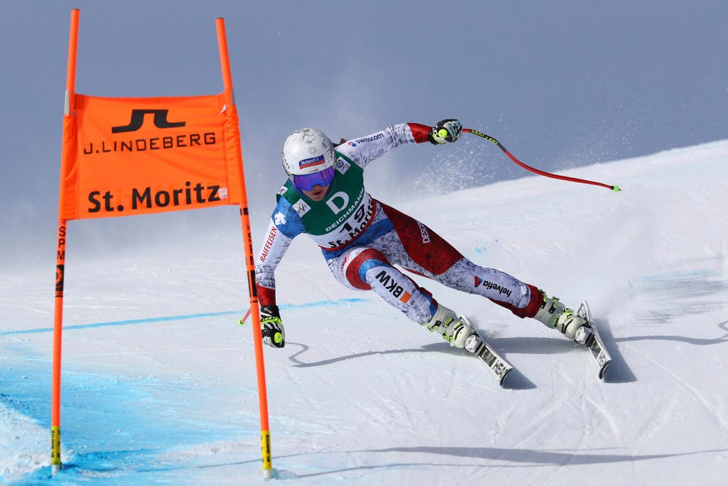 Die Schweizerin Corinne Suter konnte nicht um den Sieg mitreden.
