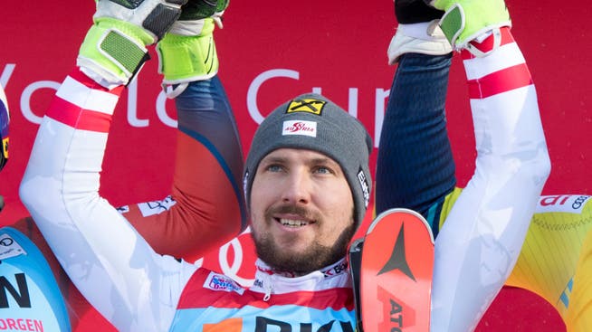 Marcel Hirscher feierte den fünften Sieg in Folge in einem Weltcup-Slalom.