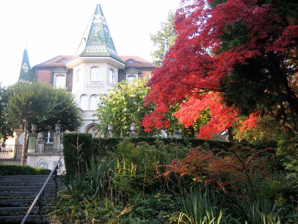 Herbst im Park der Villa Lambert