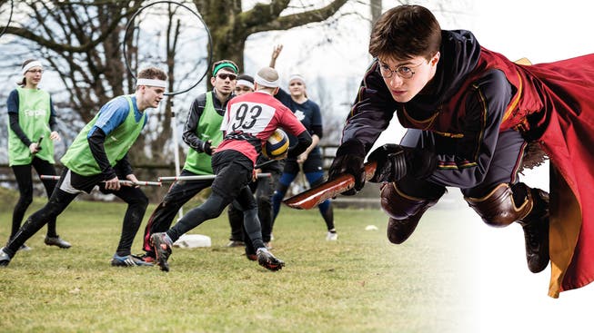 Komplexe Sportart nach Vorbild der Harry-Potter-Geschichten: Training des Schweizer Quidditch-Nationalteams in Luzern.