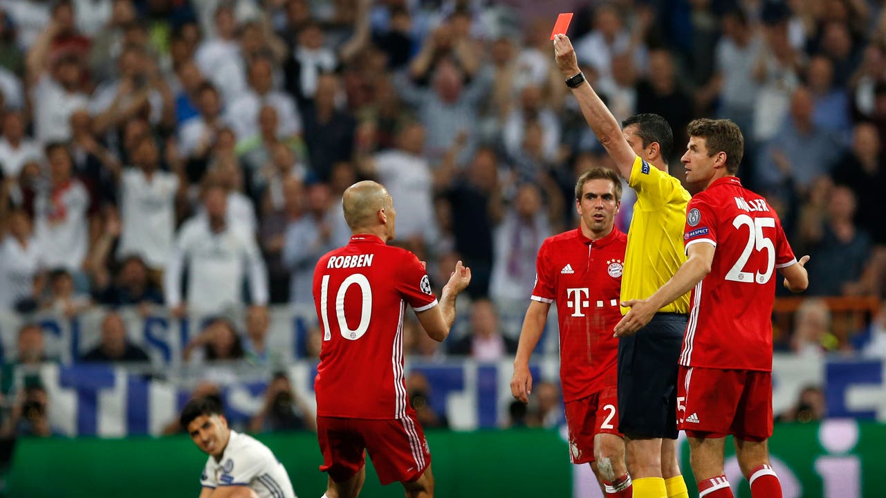 Gibt zu reden: Die rote Karte für Bayerns Arturo Vidal (nicht im Bild).