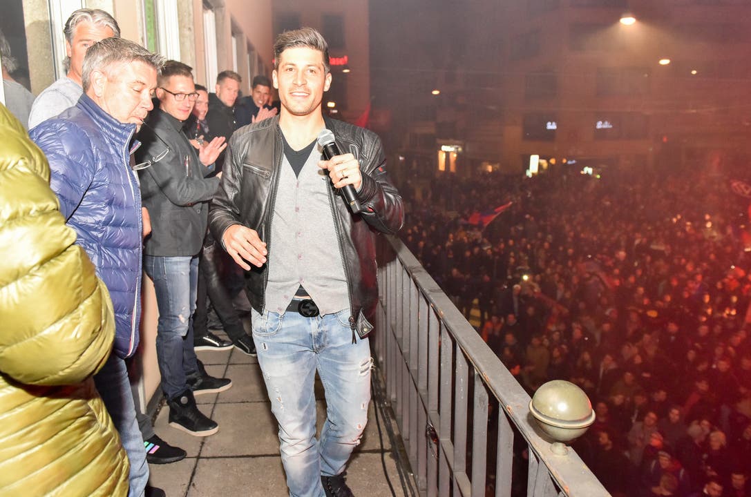Davide Callà unterhält die Fans.