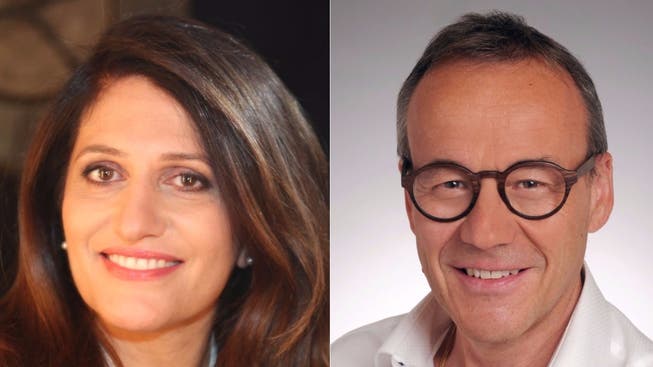 Links: Giovanna Miceli, SP: «Wichtig ist Sachpolitik». Rechts: Fabian Keller, CVP: «Bin auch ein wenig ein Grüner»
