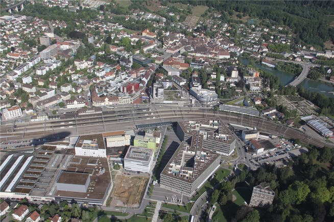 Die Geschäftsstelle von Brugg Regio befindet sich an der Badenerstrasse 13 in Brugg, im gleichen Gebäude wie das Hightech Zentrum Aargau. cm/Archiv Az