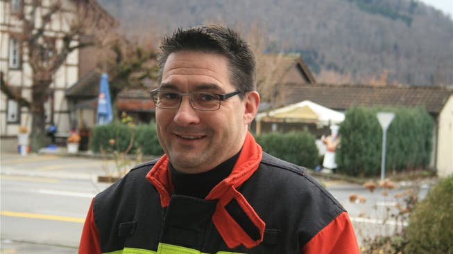 Boris Tellenbach ist seit acht Jahren bei der Brittnauer Feuerwehr, drei davon als Kommandant.