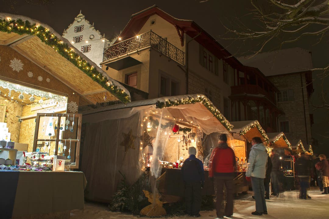 Impressionen vom Weihnachtsmarkt auf Schloss Wildegg