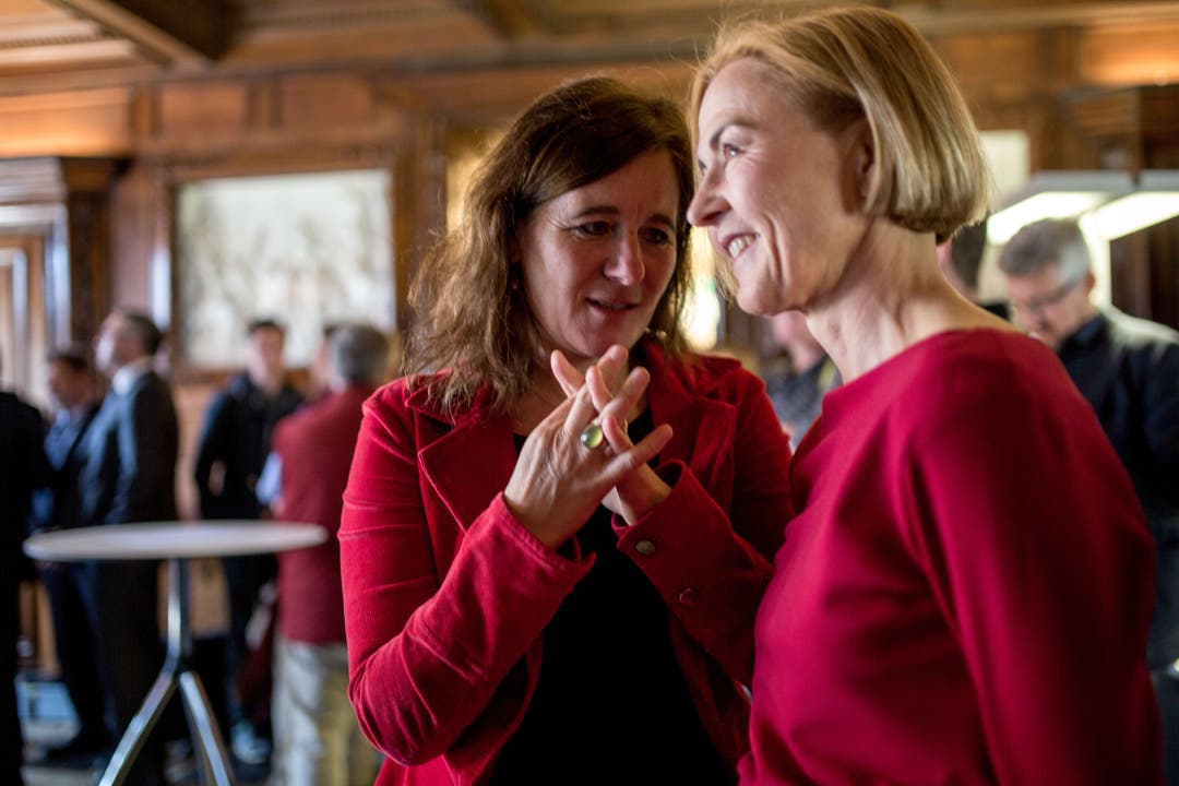 SP-Parteipräsidentin Franziska Roth und Susanne Schaffner