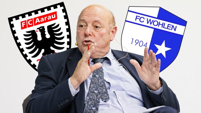 «Weder der FC Aarau noch der FC Wohlen haben mit den heutigen Voraussetzungen eine rosige Zukunft», sagt SVP-Nationalrat Ulrich Giezendanner.