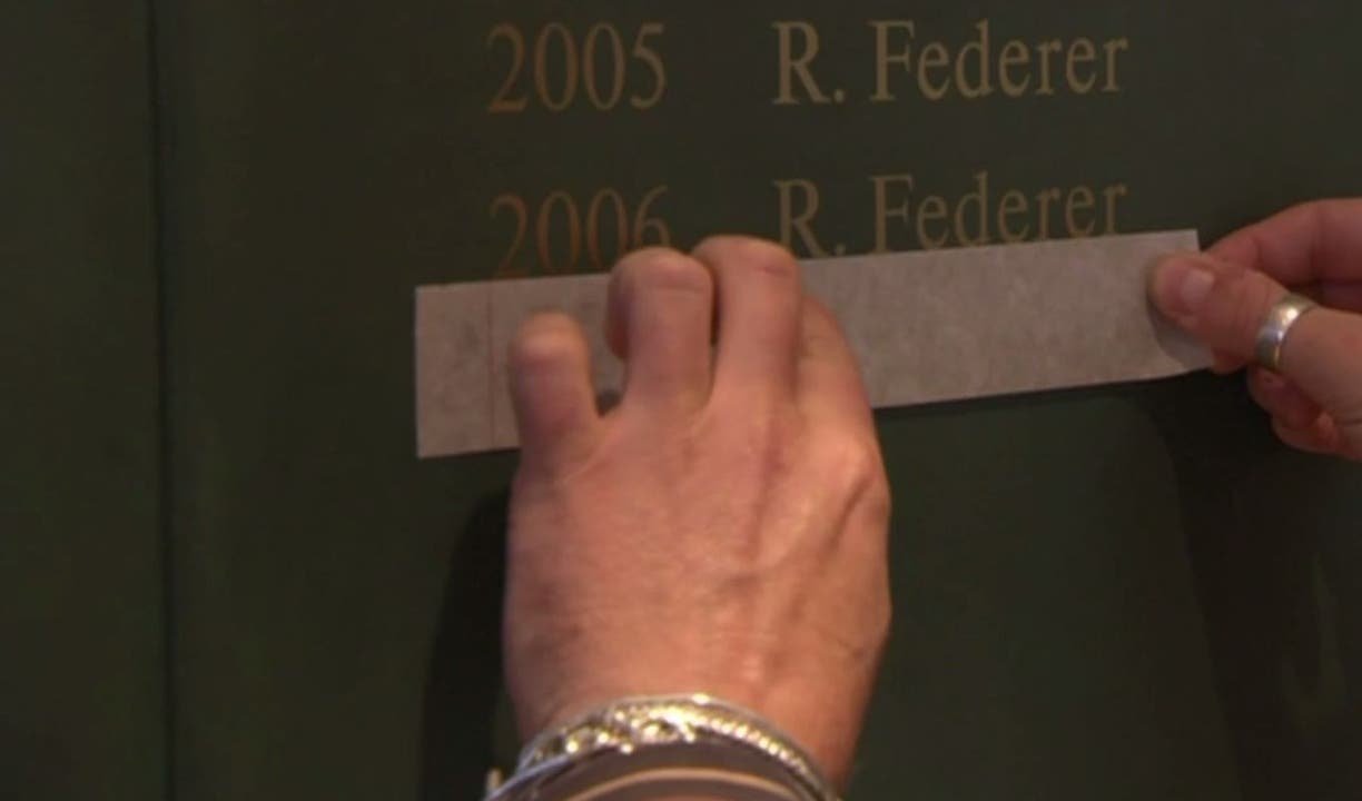 Federers Siegesserie: Von 2003 bis 2007 realisiert der Maestro fünf Titel in Folge und egalisiert den Rekord von Björn Borg.