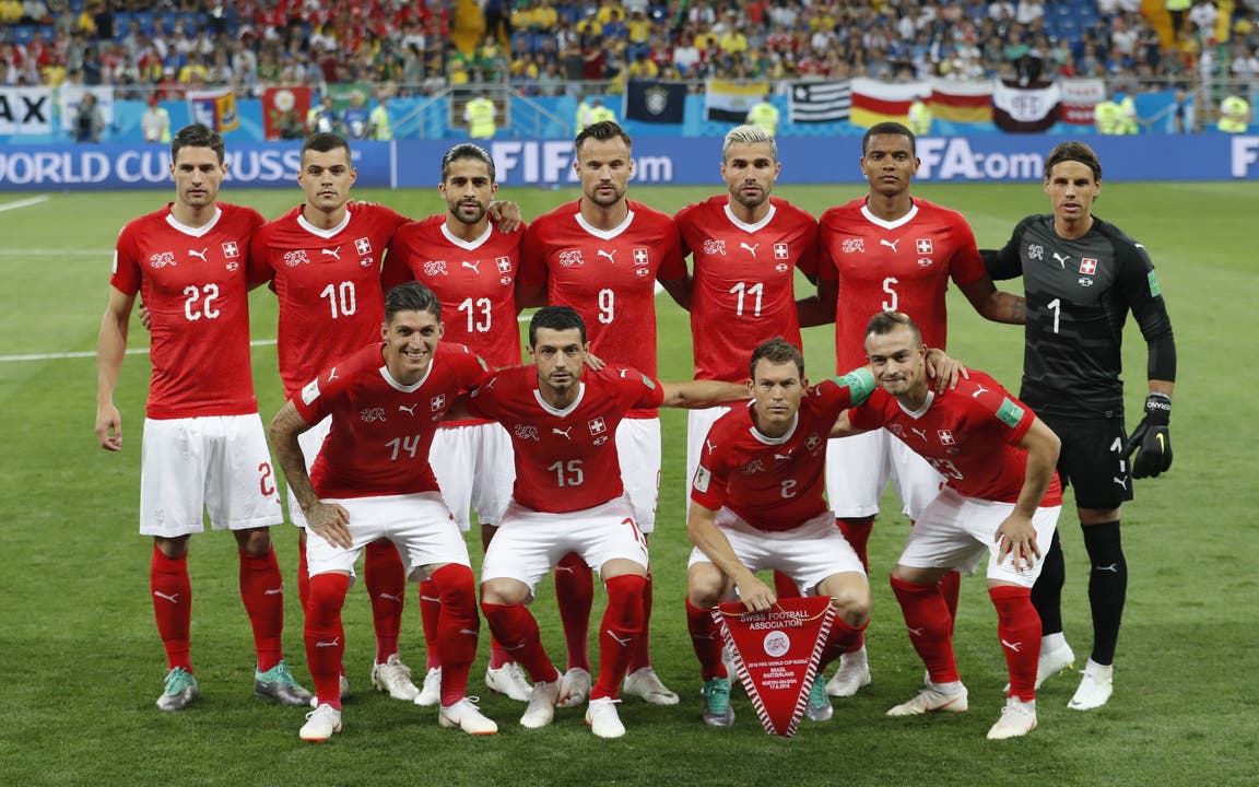 1. WM-Gruppenspiel 2018: Die Schweizer Nati gegen Brasilien