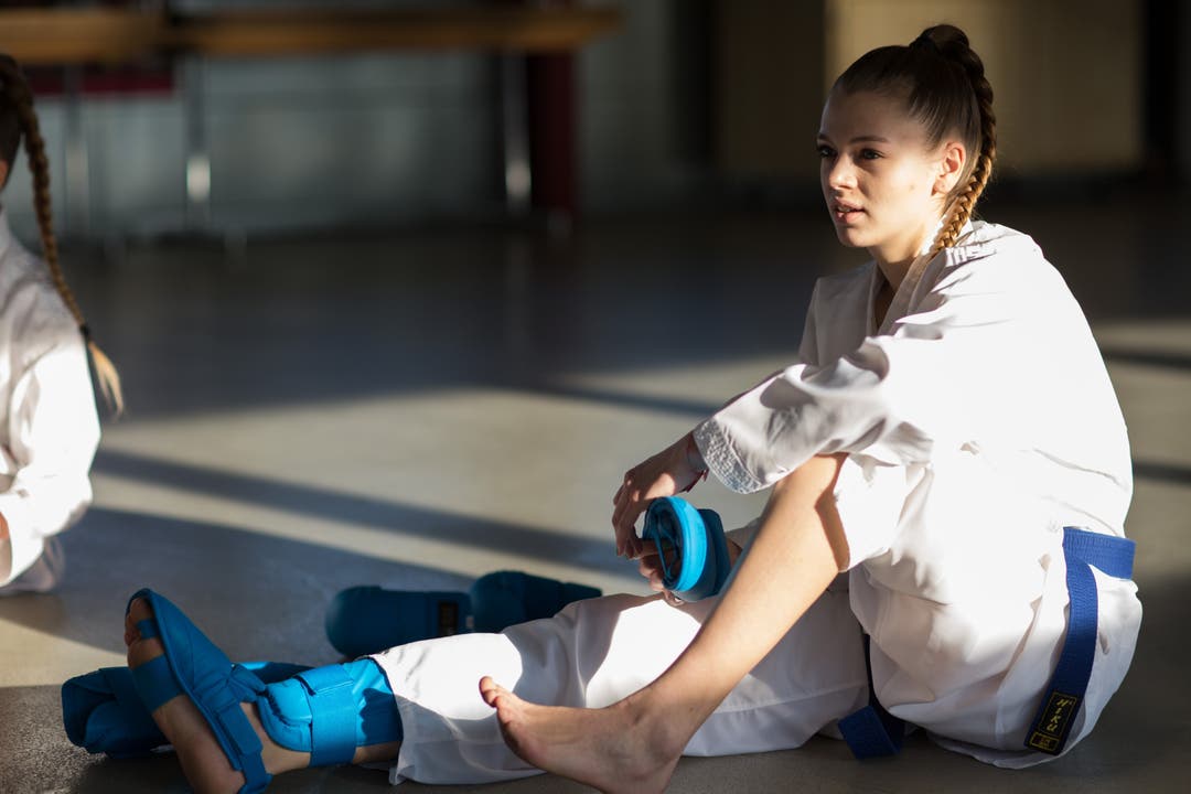 Karate-Schwestern Gina und Lucia Bortot aus Rüti bei Büren