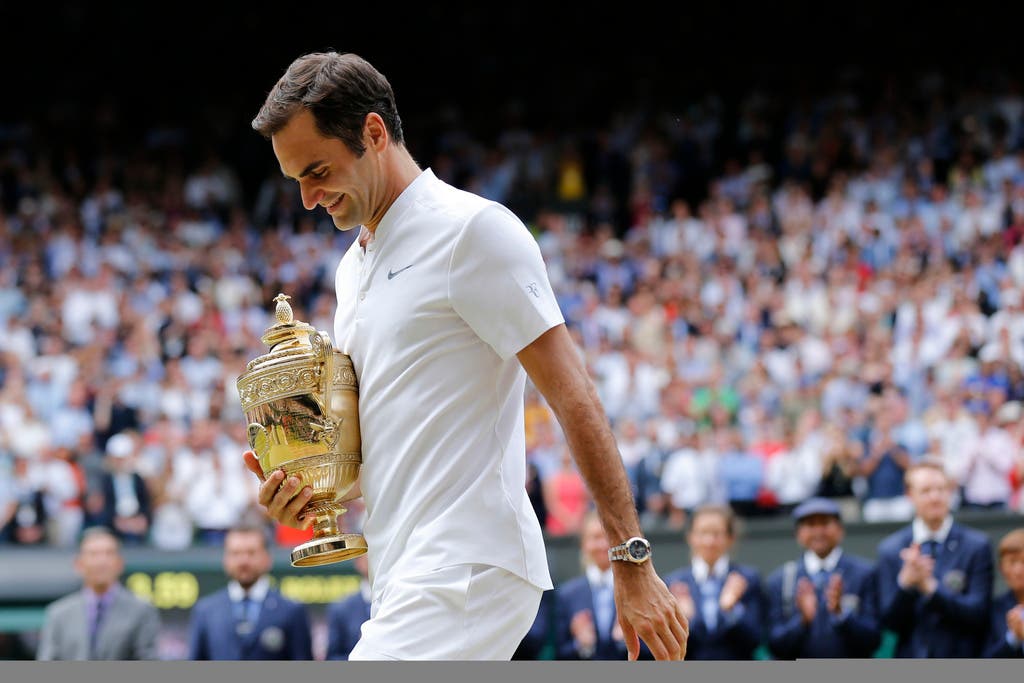 Bei 91. Einzelsiegen in Wimbledon steht Roger Federer nun - damit hat er Jimmy Connors' Rekord übertroffen.