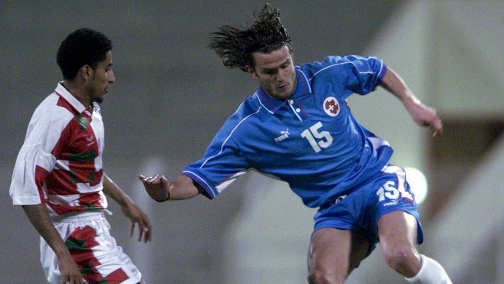 Alexandre Comisetti spielte hier im Nati-Trikot gegen den Oman (2000).