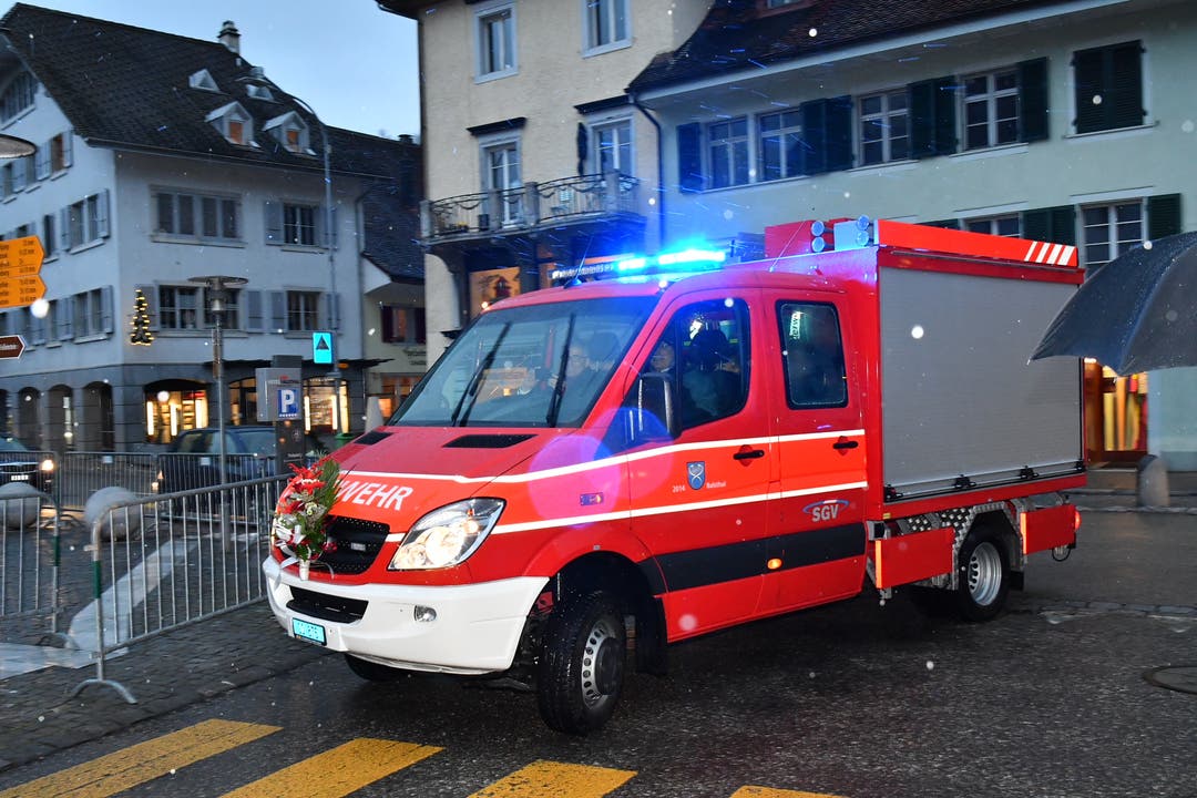 Die Feuerwehr hatte Urs Ackermann von Solothurn in sein Heimatdorf gefahren