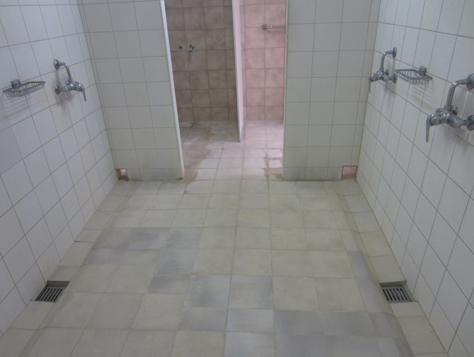 Die Duschen wurden schon 2012 beanstandet.