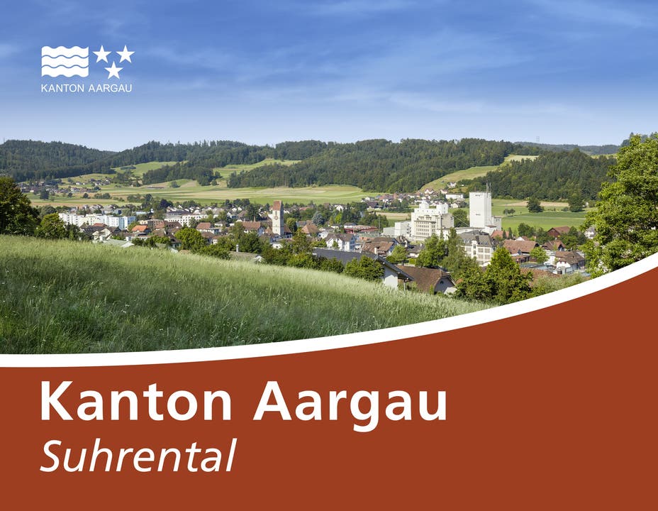 Strassenschild Kanton Aargau Suhrental