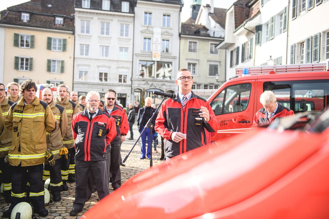 Impressionen der Feuerwehr Hauptübung in Solothurn