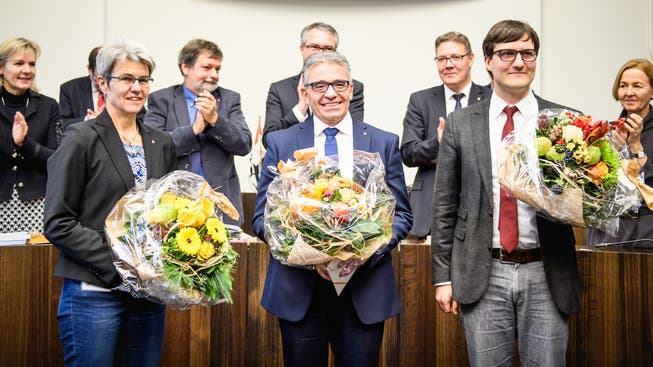 Urs Ackermann (CVP, Balsthal) ist Kantonsratspräsident 2018. 1. Vizepräsidentin ist Verena Meyer (FDP, Mühledorf), 2. Vizepräsident Daniel Urech (Grüne, Dornach).