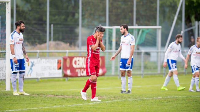 Christian Ianu verpasste das 2:0 für den FC Muri und erlebte danach den Einbruch des Teams mit.
