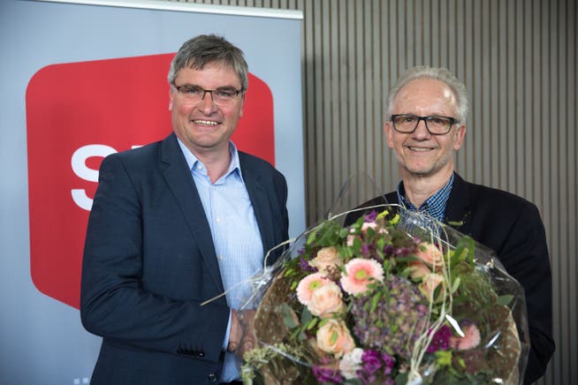 SP-Mann Stefan Hug-Portmann (links) übernimmt im Herbst das Amt von FDPler Martin Blaser. (Archiv)