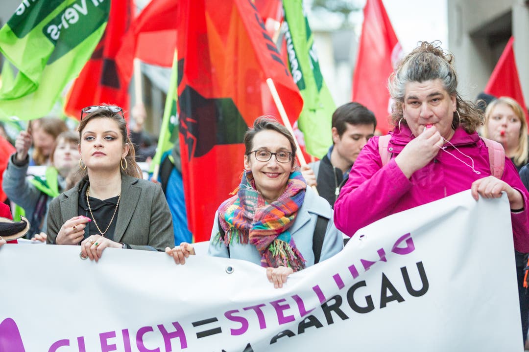 Demonstration für Gleichstellung, Aarau