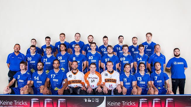 Das Team der Herren 1 des UHC Lok Reinach.