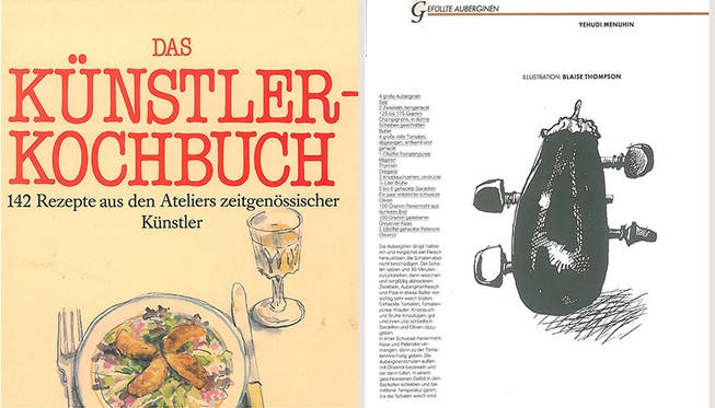 Das Rezept von Yehudi Menuhin im Künstler-Kochbuch.