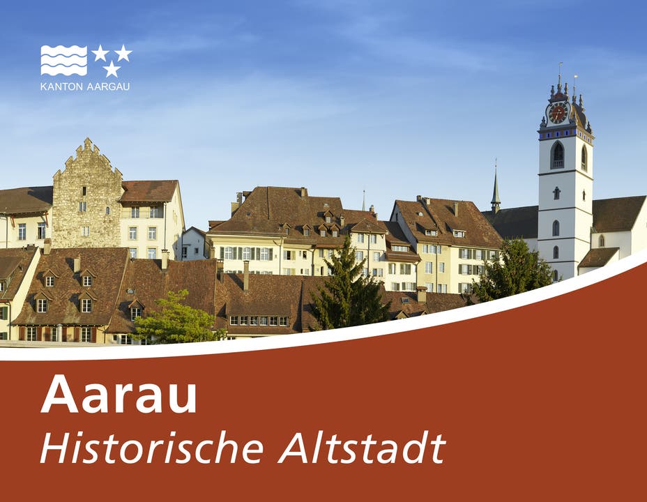 Strassenschild Aarau Historische Altstadt