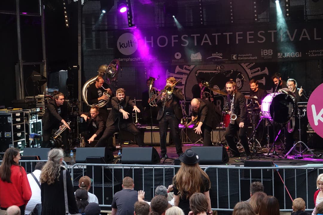 Hofstatt Festival 2017 Hofstatt Festival 2017 - Traktorkestar bei ihrem Auftritt in der Hofstatt Brugg