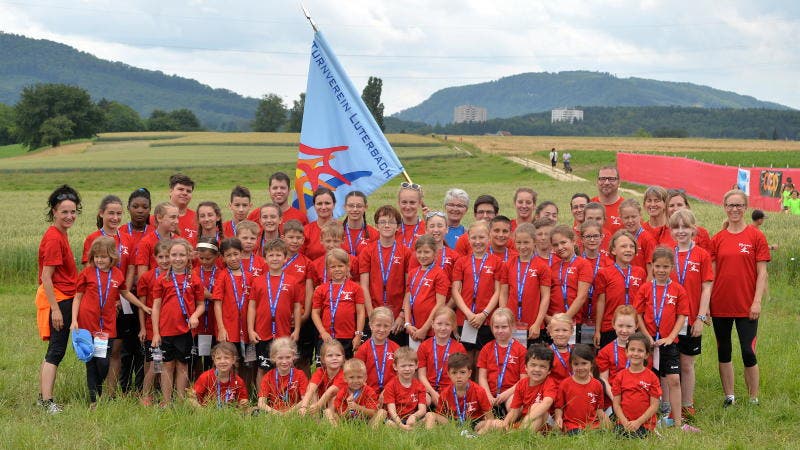 Der Tunverein Luterbach nahm am Sonntag mit 50 Kindern am Turnfest 2018 teil.