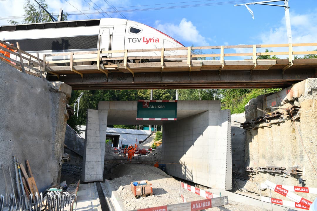 Tunneleinschub SBB Olten Hasli - Bauprojekt Eppenberg-Tunnel