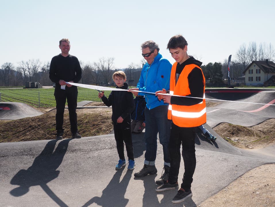 Eröffnung des Pumptrack Wasserschloss in Brugg am 24. März 2018
