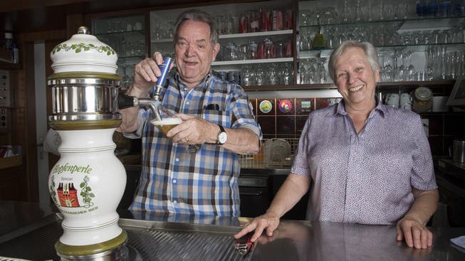 Hanny und Bruno Hafner führen seit 30 Jahren das Restaurant Frohsinn in Oberrohrdorf. Am Samstag feiern sie das Jubiläum mit einem Tag der offenen Tür.