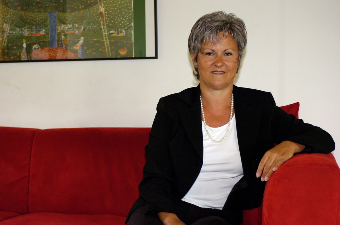 Sommer 2006: Marianne Meister stellt sich in Messen als Gemeindepräsidentin zur Verfügung.