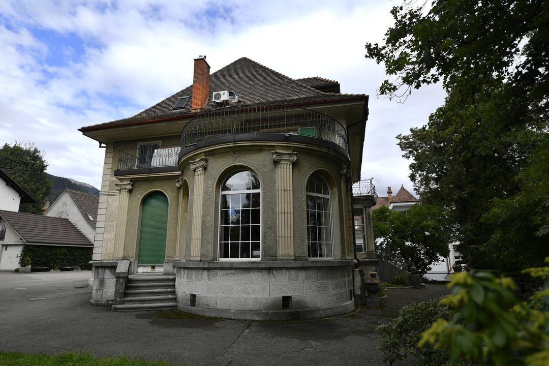 Villa der Familie Michel aus dem Jahr 1895: Die Aussenansicht der Westseite