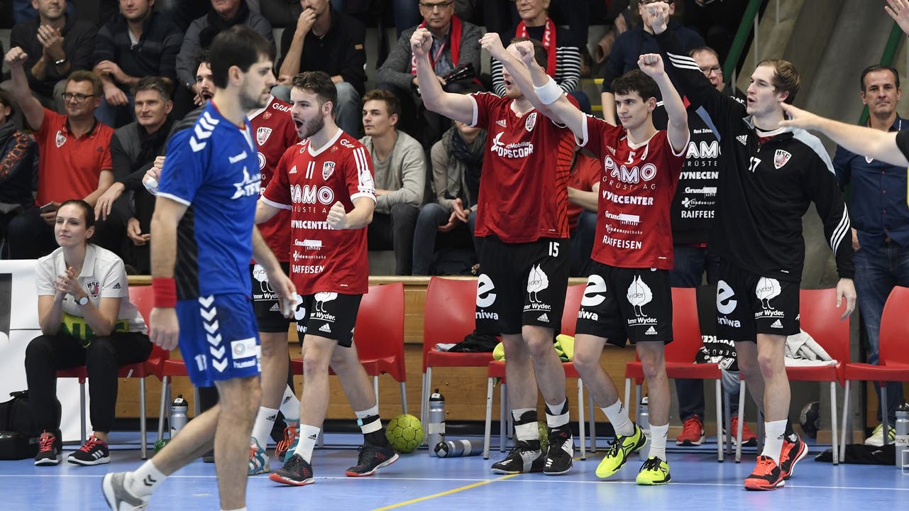 Der HSC Suhr Aarau gewinnt das zweite Aargauer NLA-Handball-Derby der Saison gegen den TV Endingen deutlich