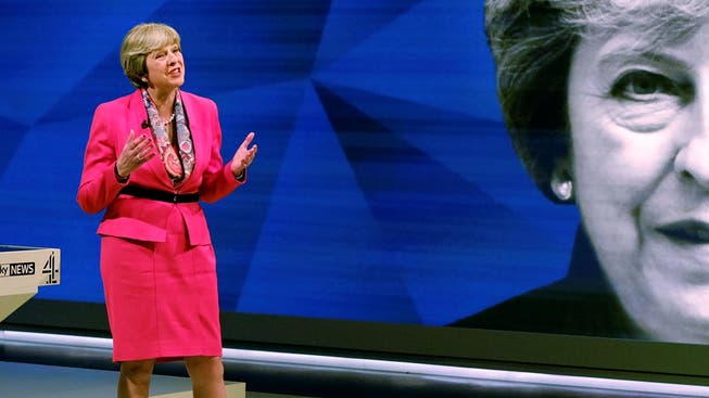 Theresa May greift zur rhetorischen Keule.Stefan Rousseau/AP/Keystone