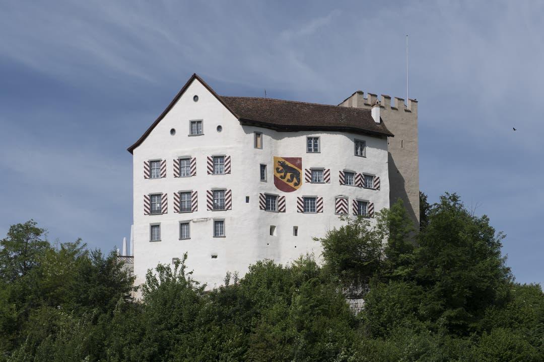 Schloss Wildenstein ist das Wahrzeichen von Veltheim (Bezirk Brugg)