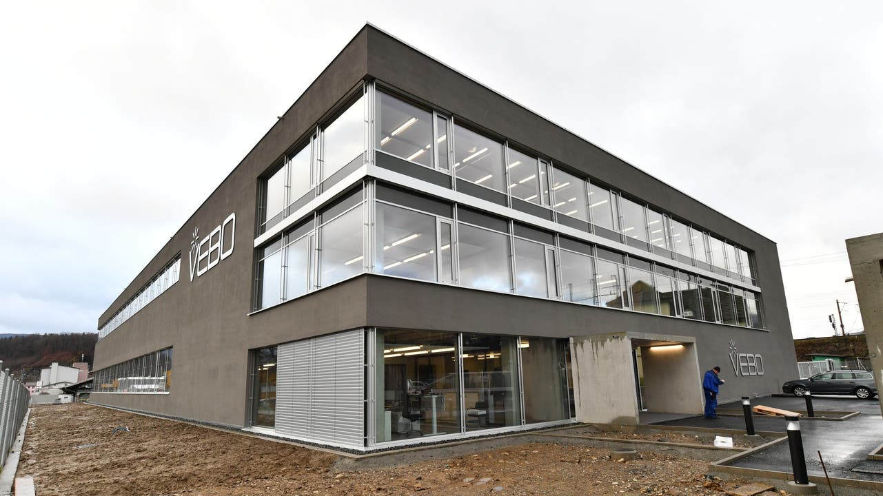 Wo einst die Müller Holz AG wirkte, steht der neue Beton-Kubus der Vebo Olten.