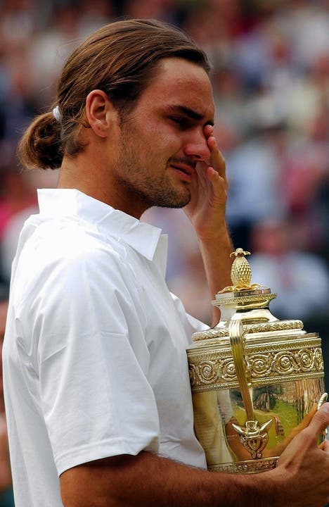 Federers erster Grand Slam-Sieg: Wimbledon 2003 Mark Philippoussis, 7:6, 6:2, 7:6