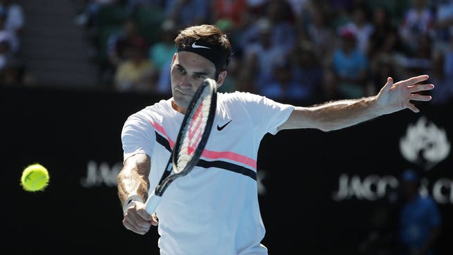 Roger Federer spielt in den Viertelfinals gegen den Tschechen Tomas Berdych.