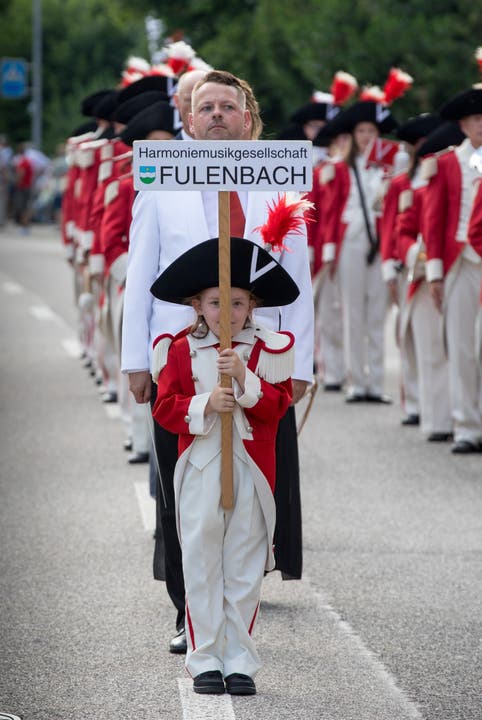 Parademusik der HMG Fulenbach unter der Leitung von Andreas Kamber