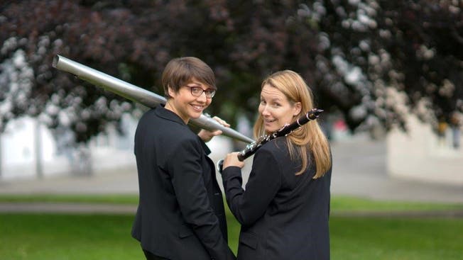 Susanne Rathgeb-Ursprung (links) und Sandra Lützelschwab-Fehr haben in der Musik ihre Berufung gefunden.